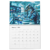 Modern Dino Days – A Year of Prehistoric Whimsy Kalender (Feb 2027)