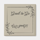 Modern Dishwasher Indicator Magnet (Vorne)