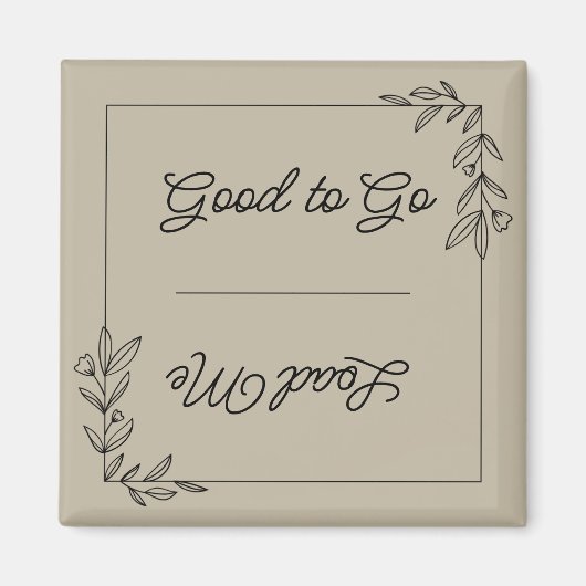 Modern Dishwasher Indicator Magnet (Vorne)