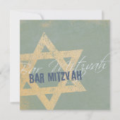 Modern Distressed - Kneipe Mitzvah Invitation Einladung (Vorderseite)