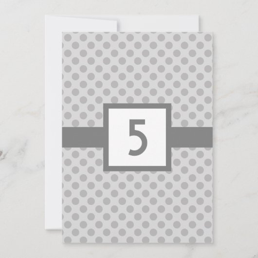 Modern Dot Foto Birthday Invitation (Sturm) Einladung (Rückseite)