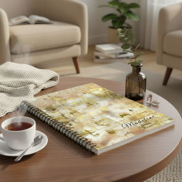  Modern drawing  elegant pattern spiral Notizblock