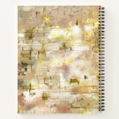  Modern drawing  elegant pattern spiral Notizblock (Rückseite)