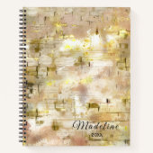  Modern drawing  elegant pattern spiral Notizblock (Vorderseite)