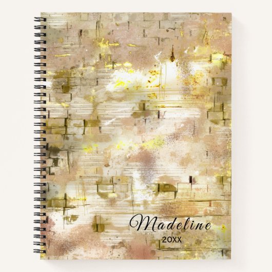  Modern drawing  elegant pattern spiral Notizblock (Vorderseite)