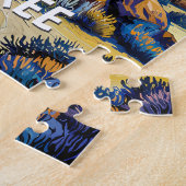 Modern Dreamlike Joshua Tree Mojave Desert Hiking Puzzle (Seite)