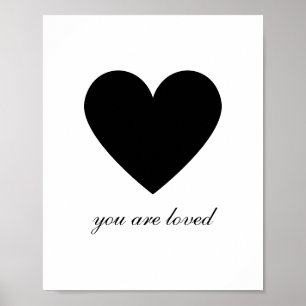 Modern Du wirst geliebt  Poster