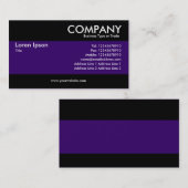 modern - dunkel Lila Visitenkarte (Vorne/Hinten)