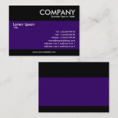 modern - dunkel Lila Visitenkarte (Vorne/Hinten)