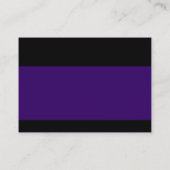 modern - dunkel Lila Visitenkarte (Rückseite)