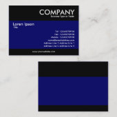 Modern - Dunkelblau Visitenkarte (Vorne/Hinten)