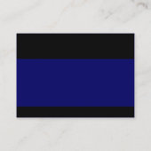 Modern - Dunkelblau Visitenkarte (Rückseite)