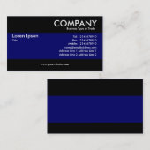 Modern - Dunkelblau Visitenkarte (Vorne/Hinten)