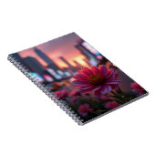 Modern Dusk Daisies Notizblock (Rechte Seite)