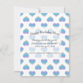 Modern Dusty Blue 8 Foto Collage Beste Mama je (Rückseite)