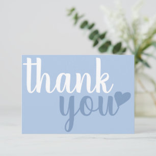Modern Dusty Blue Danke Typografie
