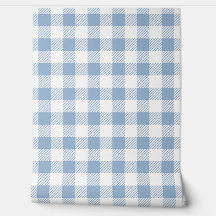 Modern Dusty Blue Gingham Karos