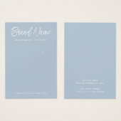 Modern dusty Blue Ohrring (Vorne & Hinten)