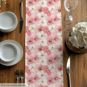 Modern dusty pink and gold wedding table runner mittelgroßer tischläufer