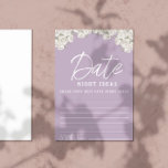 Modern Dusty Pink Date nidds Ideen<br><div class="desc">Dusty Pink Date nidht Ideen Papier Blatt. Brautparty.</div>