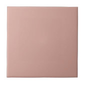 Modern Dusty Pink Monochrome Fliese (Vorderseite)