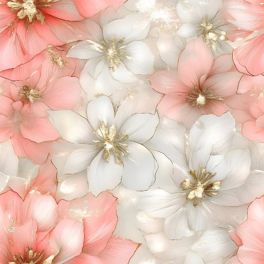 Modern dusty rose and gold 70th birthday wrap geschenkpapier