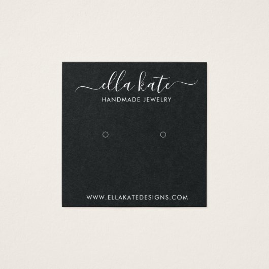 Modern Earring Display Card (Vorderseite)