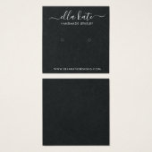 Modern Earring Display Card (Vorne & Hinten)