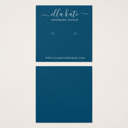 Modern Earring Display Card (Vorne & Hinten)