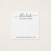 Modern Earring Display Card (Vorderseite)