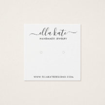 Modern Earring Display Card