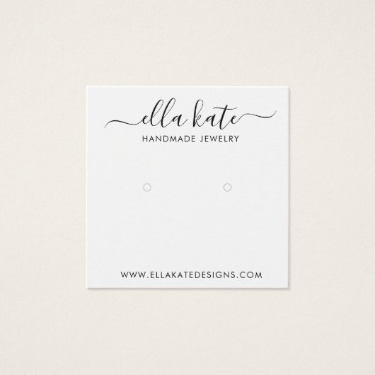 Modern Earring Display Card (Vorderseite)