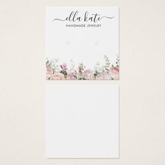 Modern Earring Display Card (Vorne & Hinten)