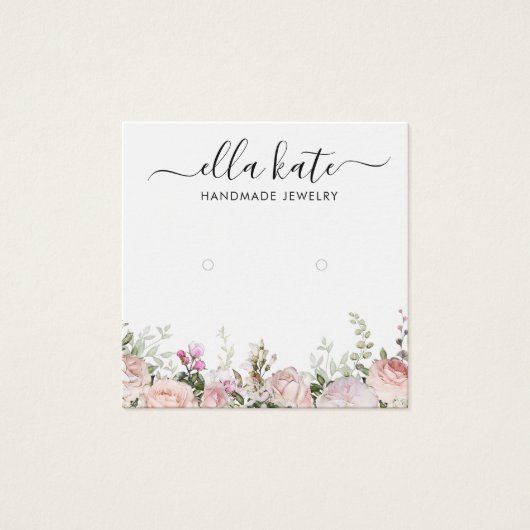 Modern Earring Display Card (Vorderseite)