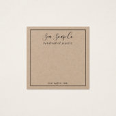 Modern Earring Display Card (Vorderseite)