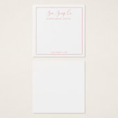 Modern Earring Display Card (Vorne & Hinten)