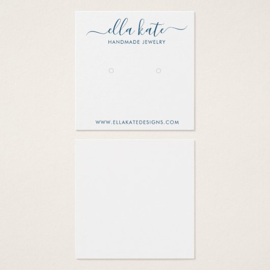 Modern Earring Display Card (Vorne & Hinten)