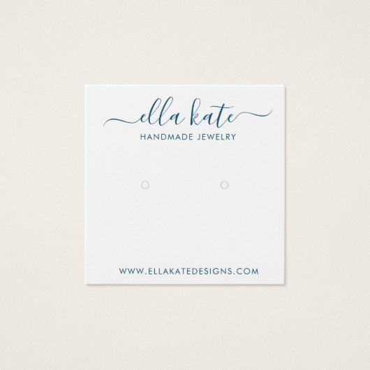 Modern Earring Display Card (Vorderseite)