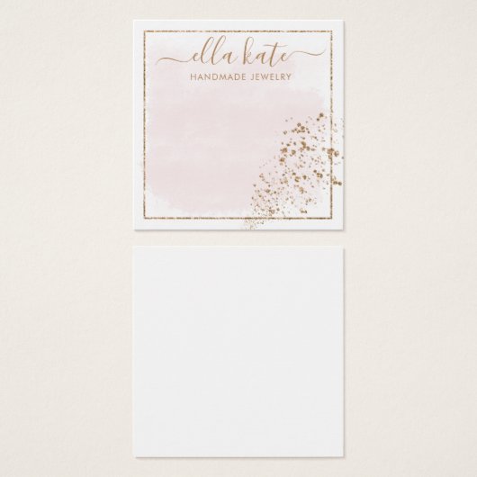 Modern Earring Display Card (Vorne & Hinten)