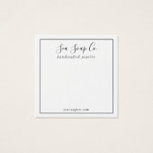 Modern Earring Display Card (Vorderseite)