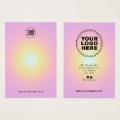 Modern Earring Display Card (Vorne & Hinten)