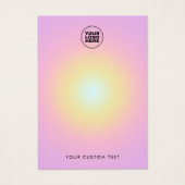 Modern Earring Display Card (Vorderseite)