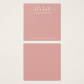 Modern Earring Display Card (Vorne & Hinten)