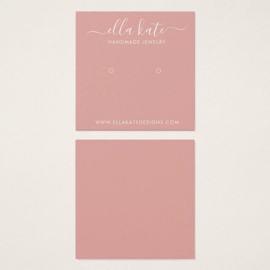 Modern Earring Display Card (Vorne & Hinten)