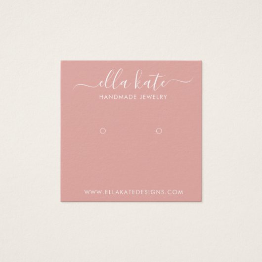 Modern Earring Display Card (Vorderseite)