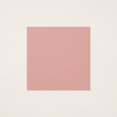 Modern Earring Display Card (Rückseite)