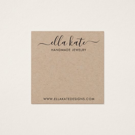 Modern Earring Display Card (Vorderseite)