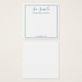 Modern Earring Display Card (Vorne & Hinten)