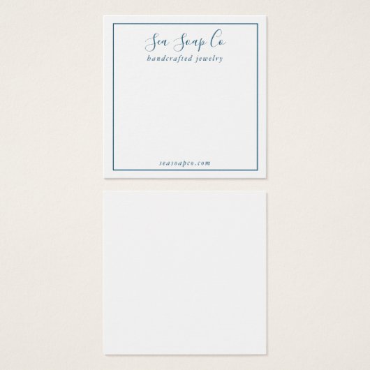 Modern Earring Display Card (Vorne & Hinten)