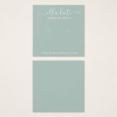 Modern Earring Display Card (Vorne & Hinten)